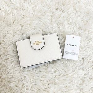 NWT!! Coach Accordion Card Case In Colorblock